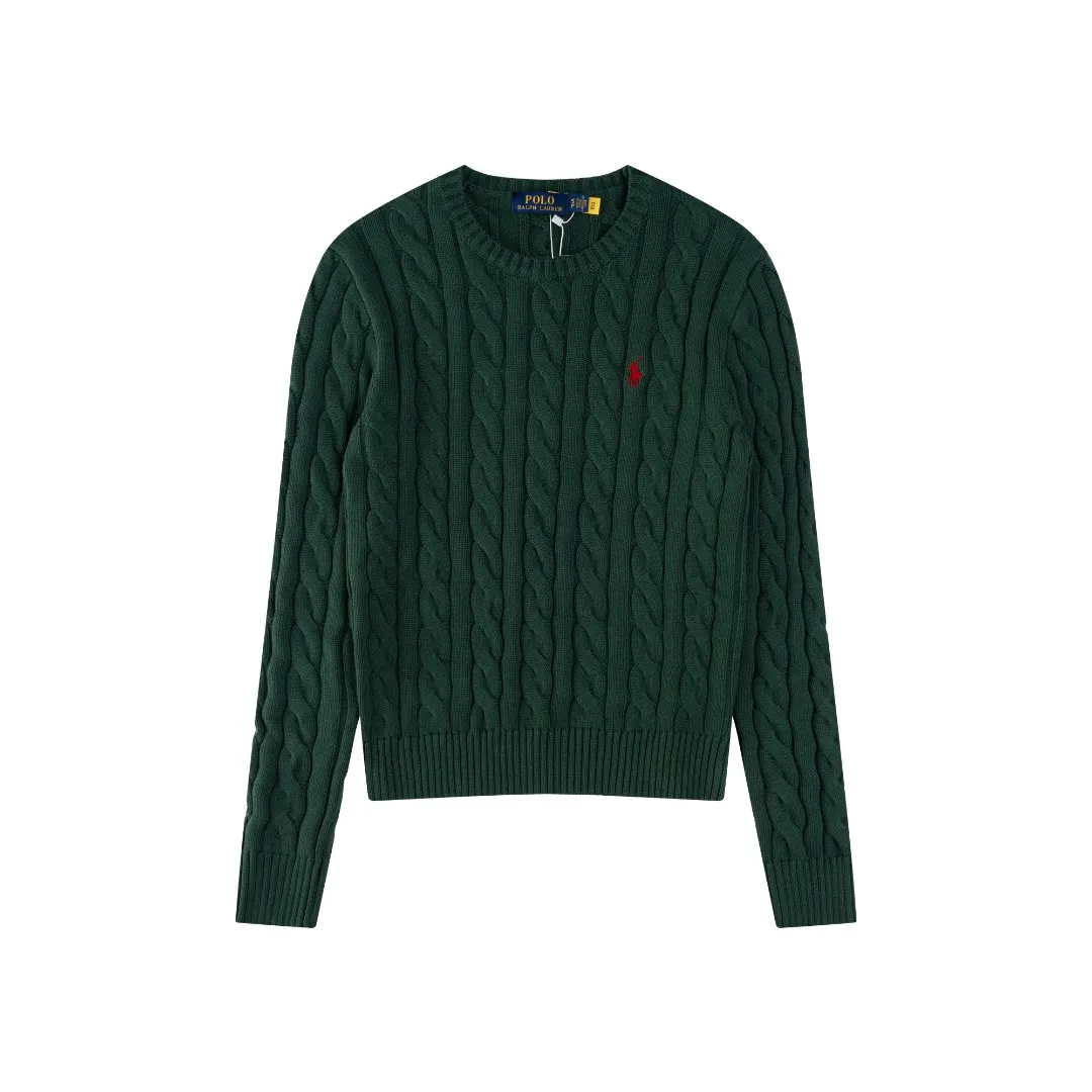 P220 #R91 RALPH LAUREN Ralph Lauren fourteen colors classic small label embroidery round neck pullover cable cardigan sweater men's top, high-density LOGO embroidery on the chest, original customization of tag accessories. Made of pure cotton yarn, pure cotton is skin-friendly and comfortable, small label war horse embroidered twist button round neck sweater 🐎 high quality, follow the blogger to learn how to wear it! Let’s buy a Ralph Lauren cable sweater. It’s a super hard-to-find series after it became popular. It’s hard to find one on the official website. It’s simple and practical to wear, with a lazy and loose feel. The thickened fabric has more texture, feels soft and delicate, and has a loose fit. Whether worn alone or layered, you can wear different styles of fashion with just one piece!   Size：XS S M L Sleeve length: 59/60/61/62/63